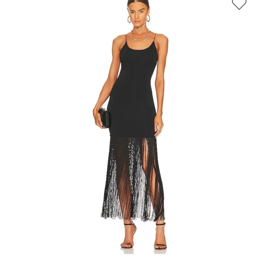 NWT Alice and Olivia Steph Fringe Dress